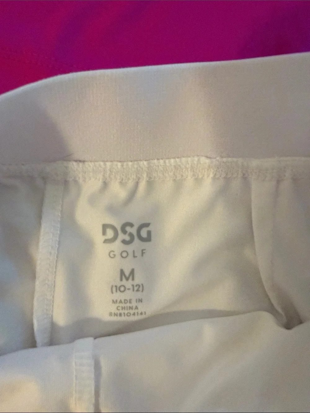 DSG GIRLS GOLF outfit medium polo and skirt and large 1/4 zip NWT